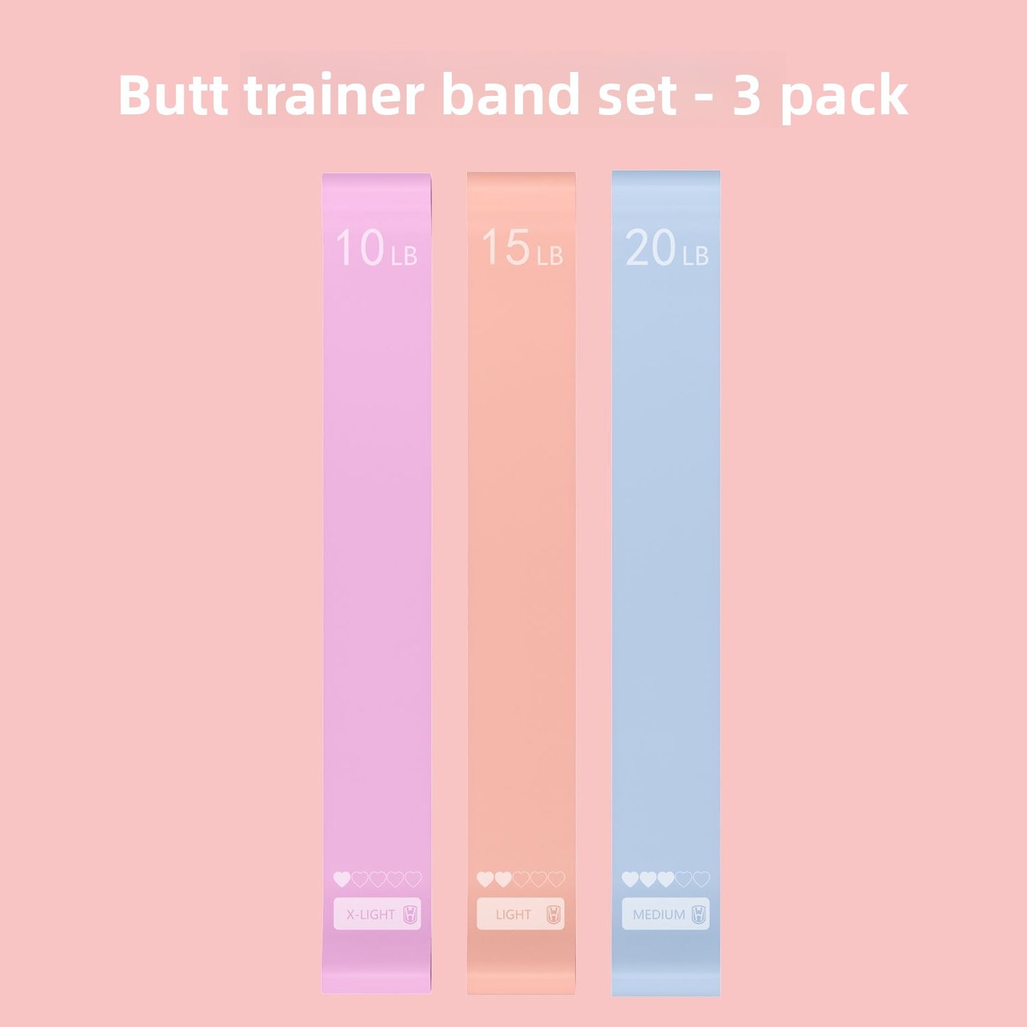 Elastic Fitness Resistance Bands for Home Training