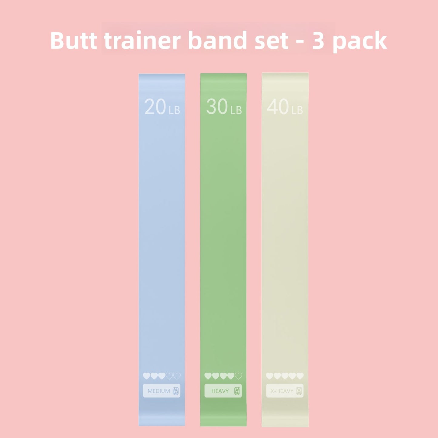 Elastic Fitness Resistance Bands for Home Training