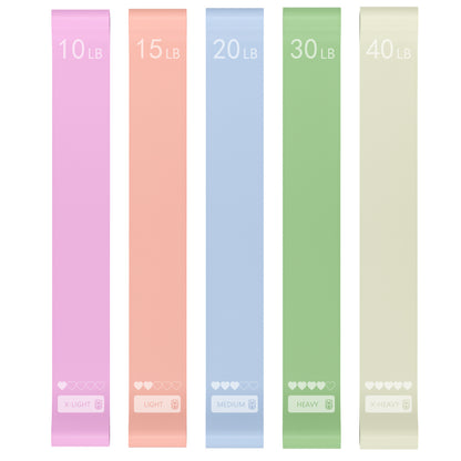 Elastic Fitness Resistance Bands for Home Training